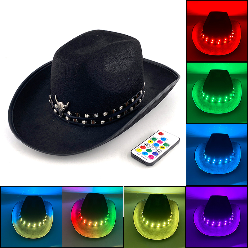 Men'S Formal Wear For Graduation - التحكم عن بعد LED قبعة رعاة