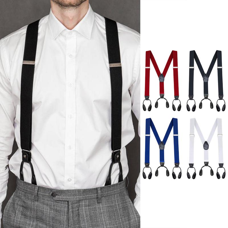 Men'S Formal Wear With Suspenders - الكبار الرجال الحمالات الثقيلة الرجال الحمالات
