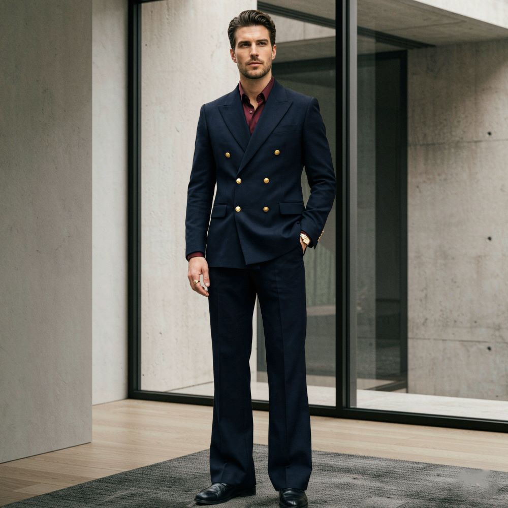 بدلة رجالية من قطعتين بقصة مري - مراجعة Men'S Formal Wear For Graduation وسعره