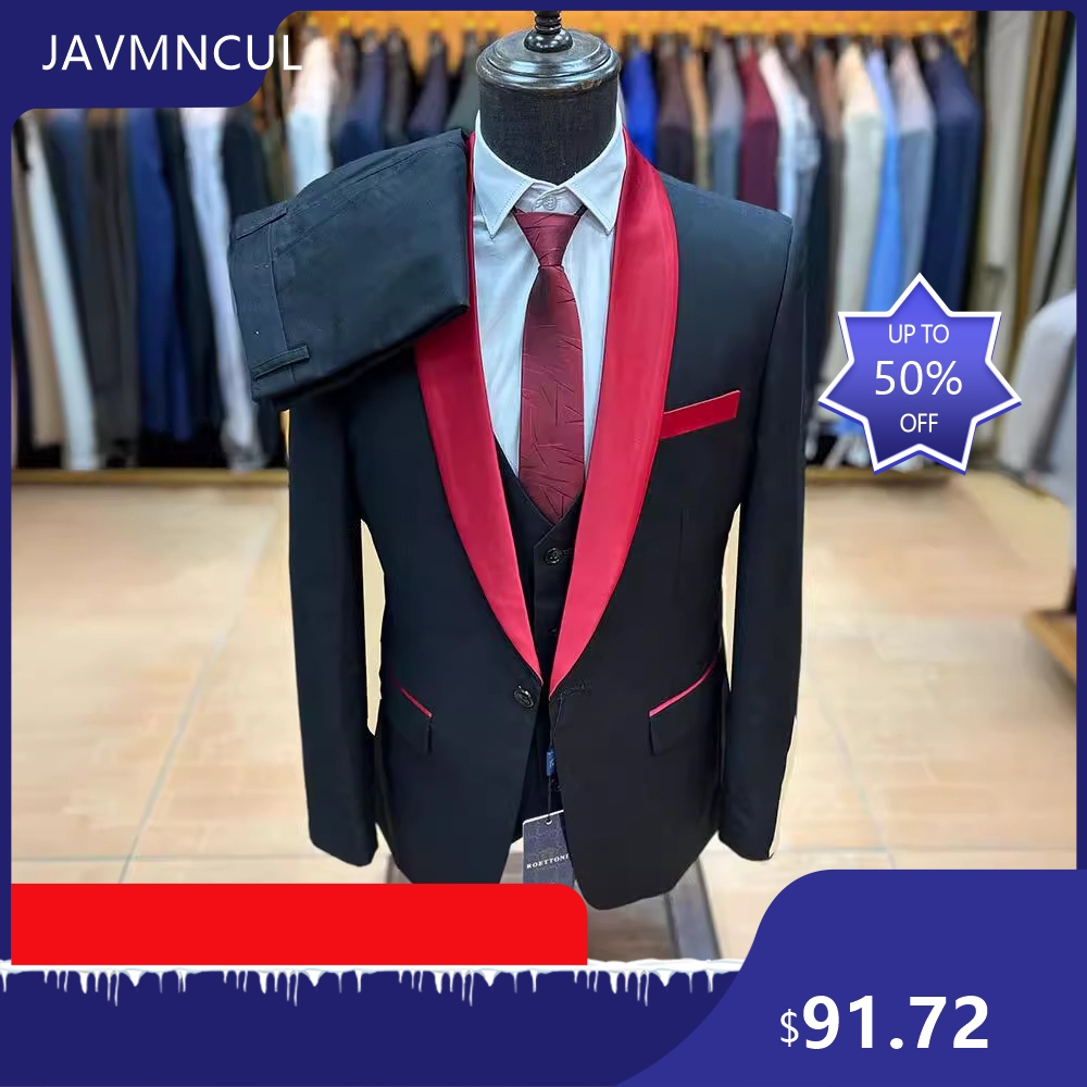 بدلة رجالية ضيقة من 3 قطع بياق - مراجعة Men'S Formal Wear For Graduation وسعره