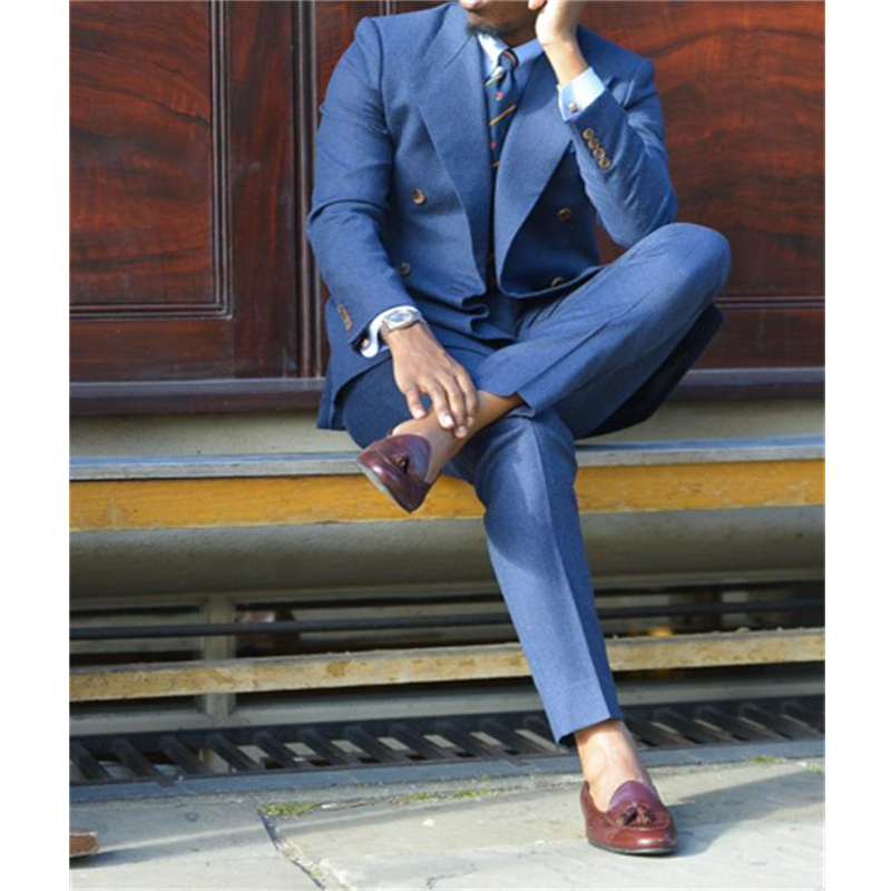 الأزرق الداكن الرسمي للرجال ال - مراجعة Men Formal Wear Blue وسعره