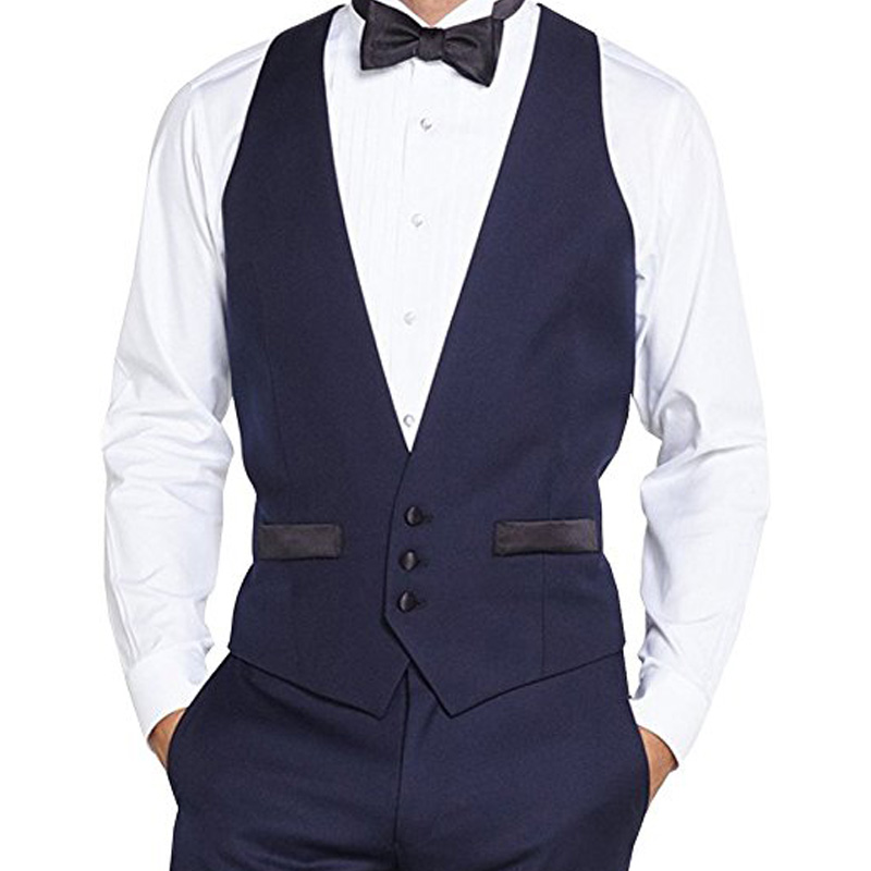 بدلة رجالية زرقاء داكنة للعريس - مراجعة Men Formal Wear Blue وسعره