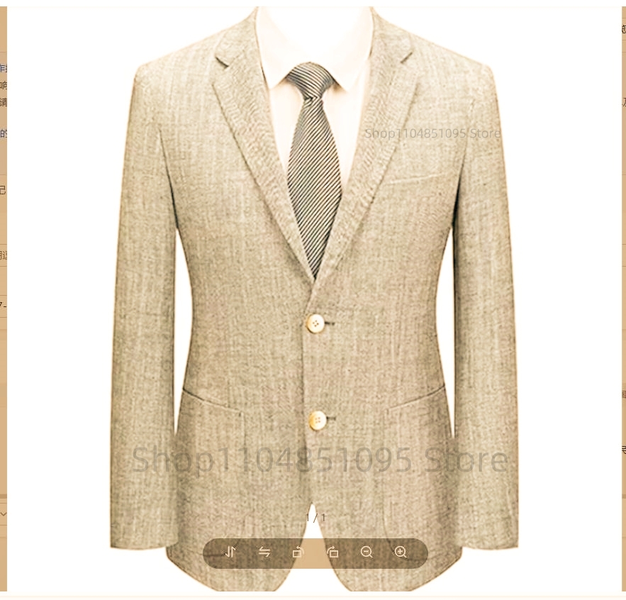 سترة بدلة رجالية ضيقة من الكتا - مراجعة Men Formal Wear Blue وسعره