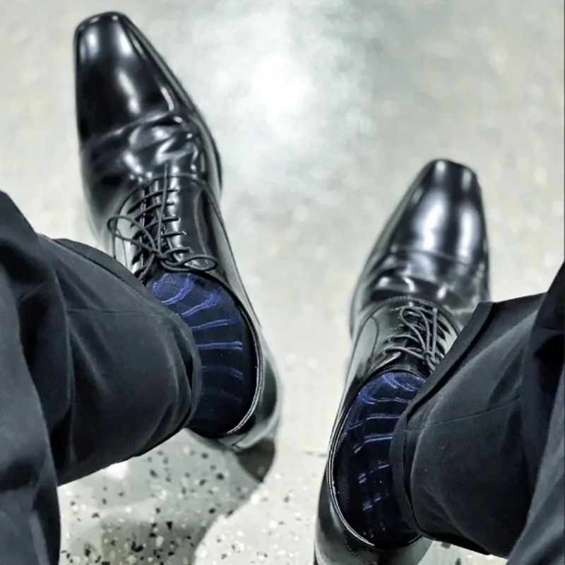 جوارب رجالية مخططة رقيقة للغاي - مراجعة Men Formal Wear Pinterest وسعره