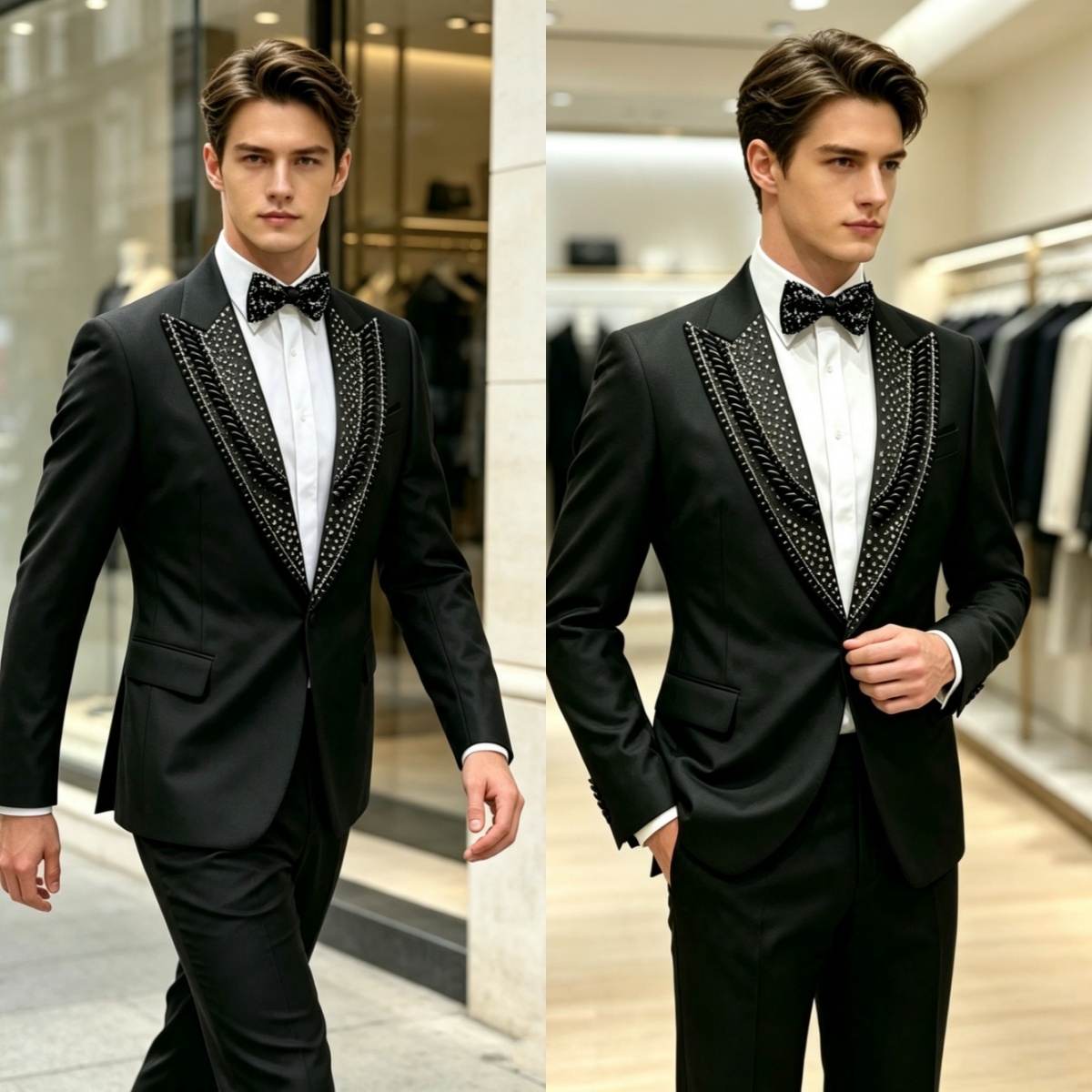 بدلات رسمية للزفاف مرصعة بالأح - مراجعة Men'S Formal Wear For Graduation وسعره