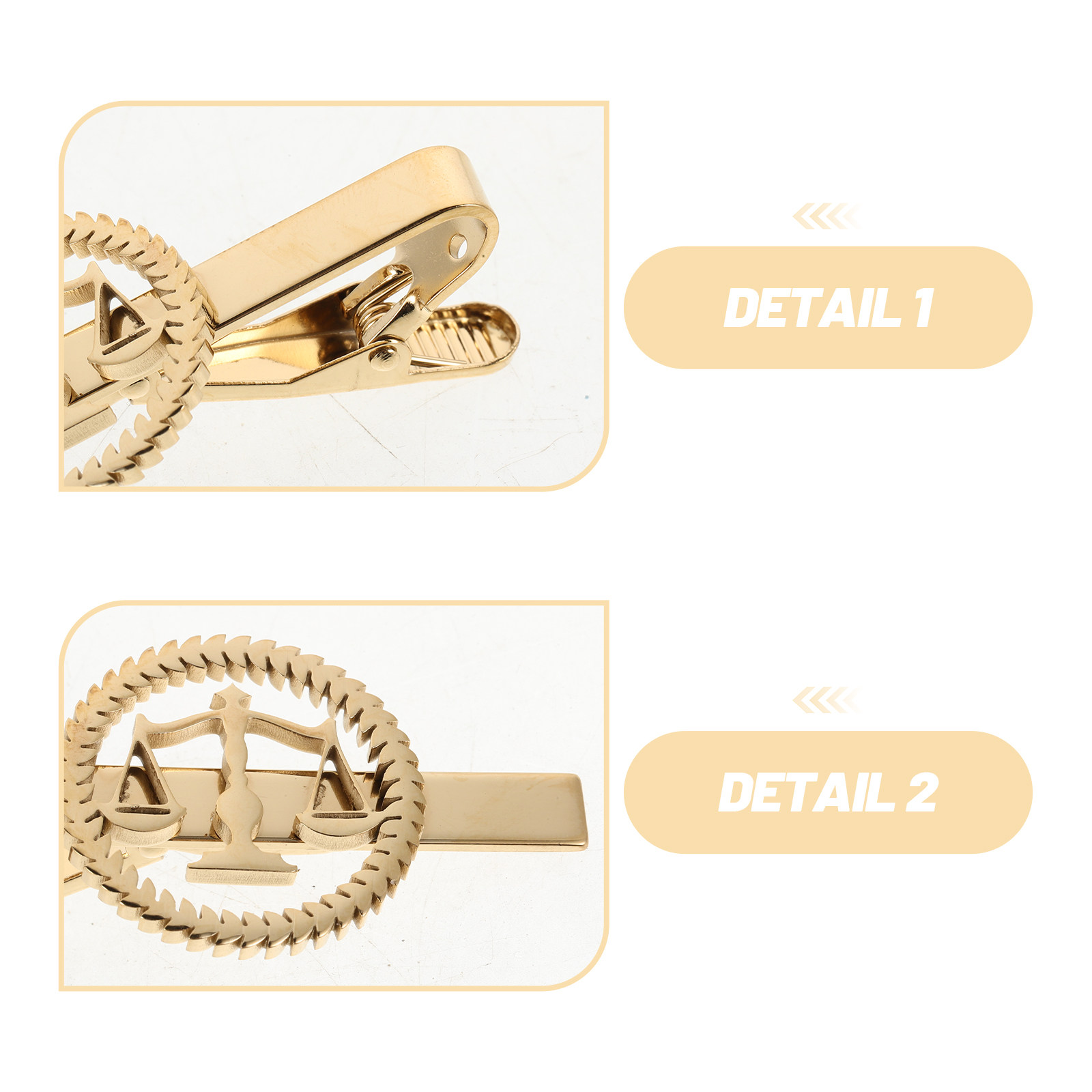 مشبك ربطة عنق ليبرا ذهبي من ال - مراجعة Scale - Men Formals & Ethnic Wear وسعره