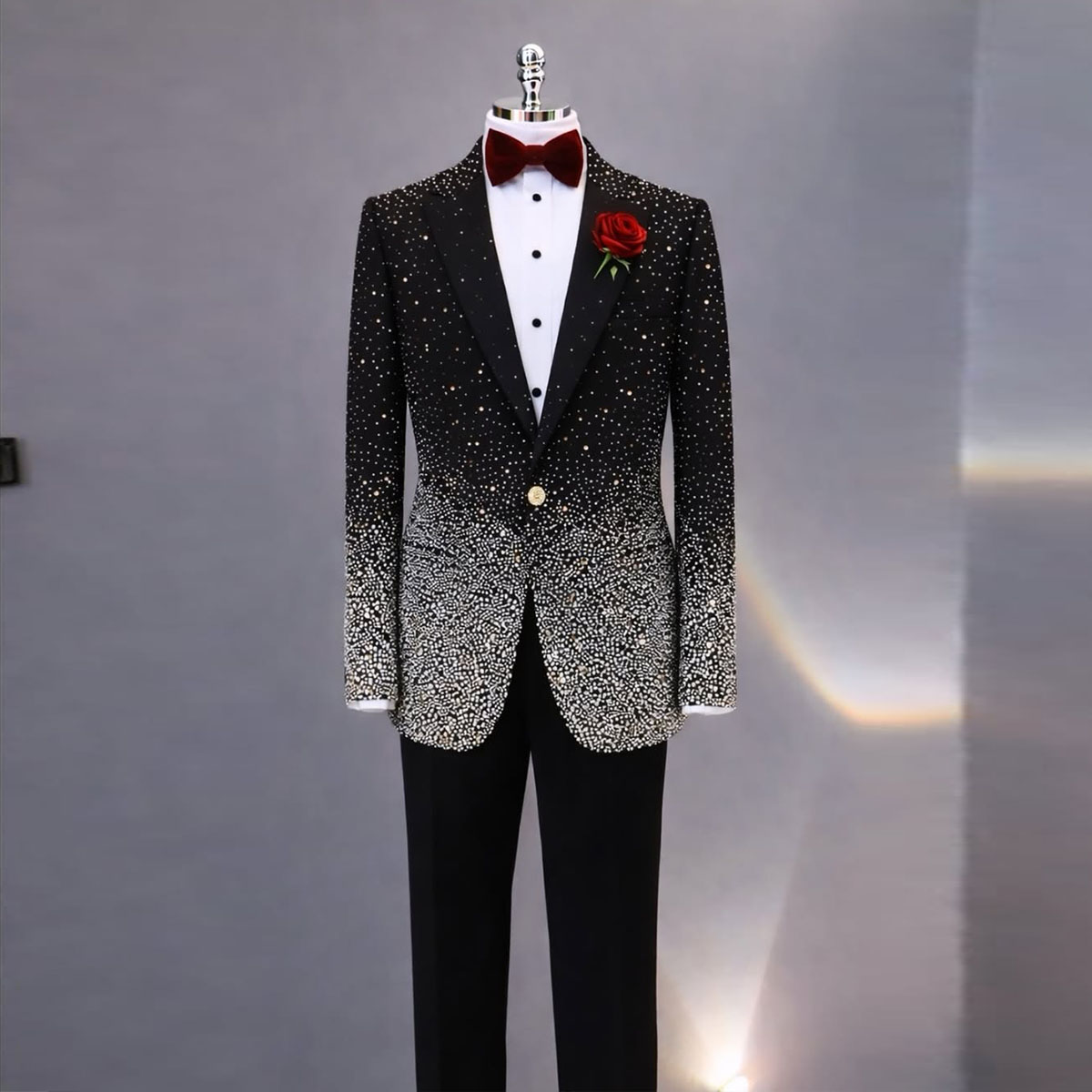 بدلة رجالية أنيقة مرصعة بالأحج - مراجعة Men Formal Wear Pinterest وسعره