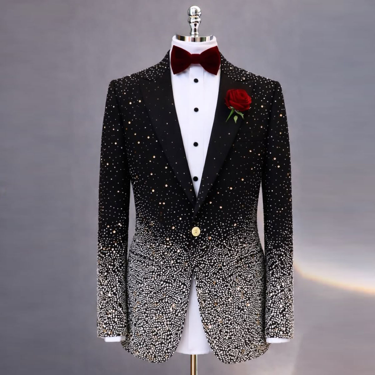 بدلة رجالية أنيقة مرصعة بالأحج - مراجعة Men Formal Wear Pinterest وسعره