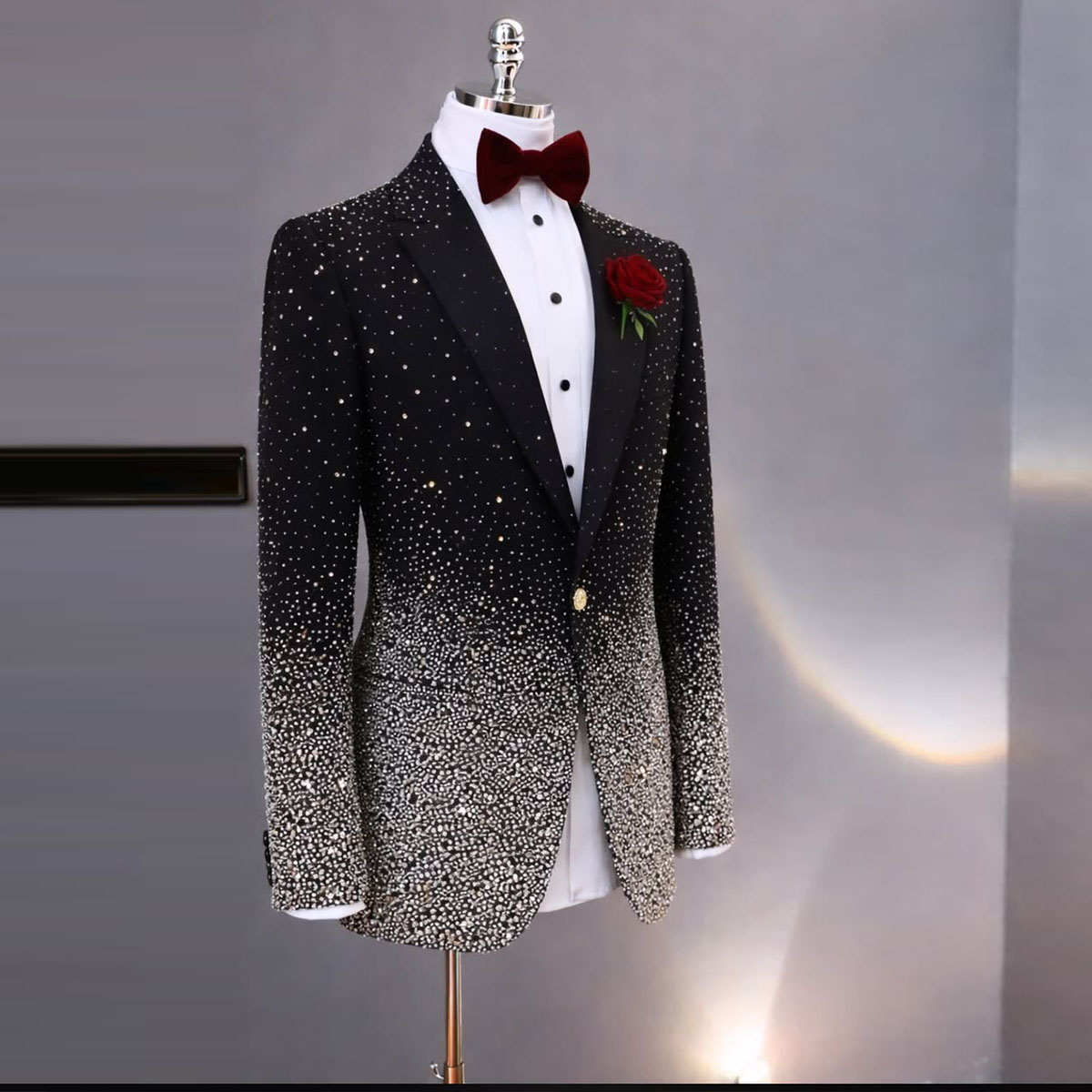 بدلة رجالية أنيقة مرصعة بالأحج - مراجعة Men Formal Wear Pinterest وسعره